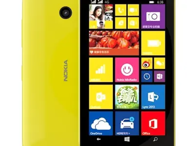 Nokia Lumia 638 Yellow 3D model