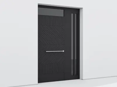 Aluminium door 259 3D model