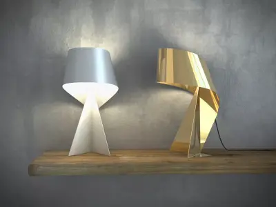 Ribbon Light 3D model