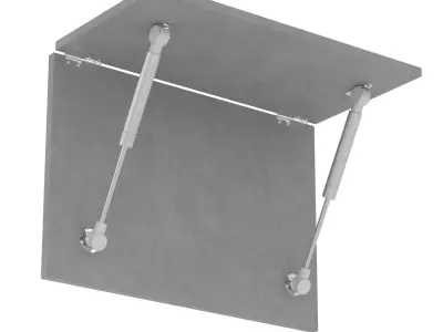 Flameer Cabinet Door Kitchen Lid Hinge Support Safety Support   3D model