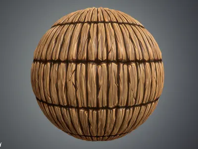 Stylized Wood Vol 32 - Hand Painted Texture Texture