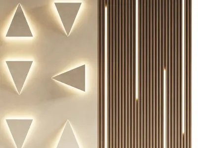 Wall 3D panel 11 Free 3D model purchase