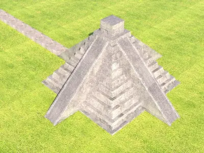 Chichen Itza Pyramid 3D model