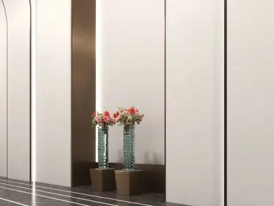 Arches Hall Interior 3D model