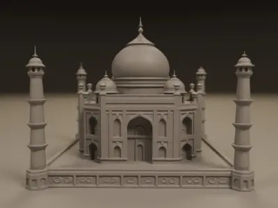 Taj mahal 3D print model
