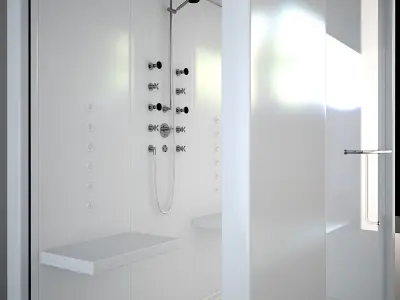 KOS Kosmic 2 hydromassage cabin 3D model