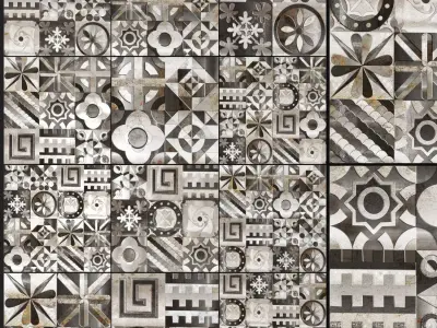 Absolut Keramika Baffin Decor 600x600 3D model