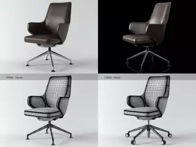 Skape Lowback 3D model