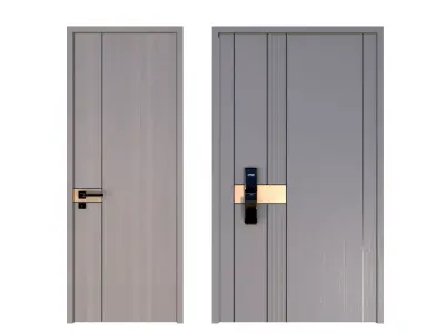 interior door 3D model 6