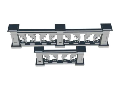 3D Concrete Balustrade 3D print model