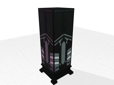 Craver Pillar Table Light Lamp 3D model