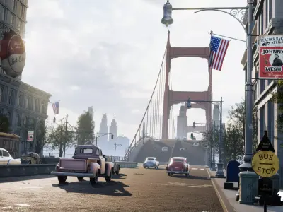 1950s NYC Environment Megapack Low-poly 3D model