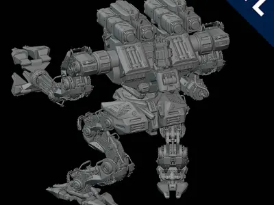 Rhino - Mech 3D print model