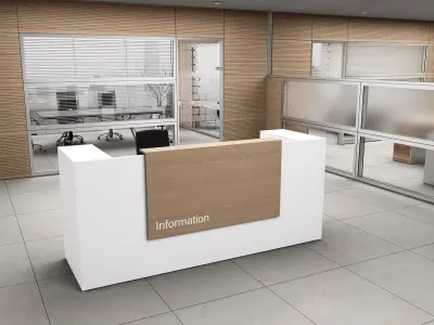 reception room md1199 b03 3D model