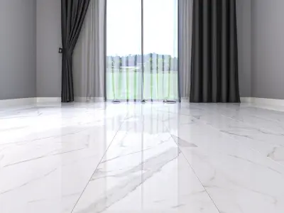 Marble Floor Afyon White Set 3 Texture