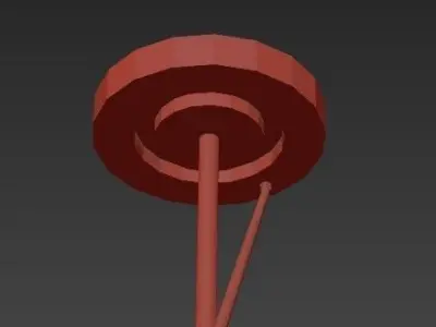 Flying Saucer Pendant 3D model