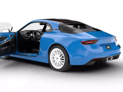 Alpine A110 San Remo 73 2023 HQ 3d model 3D model