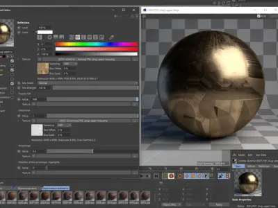 PVC windows wenge color brown high details 3D model