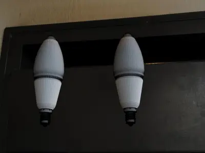 Candle Light Bulb 3D model