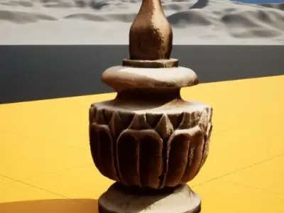 Pillar Top - House Exterior 3D model