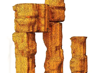 Rock sea collection n10 3D model