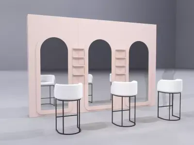 Pop Up Stand 3 3D model