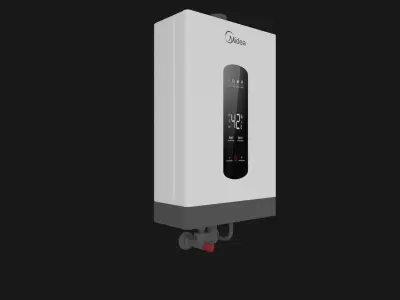 Collection Water Heater 3D Model Pack