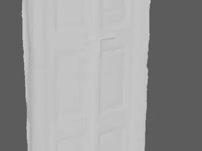 Ancient wooden doors 3D model