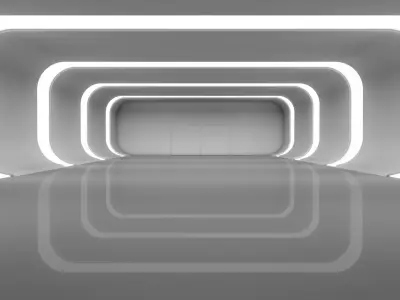 Sci Fi Warehouse 3D model buy