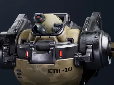 Etasphera10 Low-poly 3D model