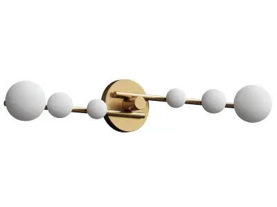 Budding Globe LED Vanity Light 3D model