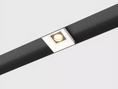 lamp1 led strip light with square shape 3D model