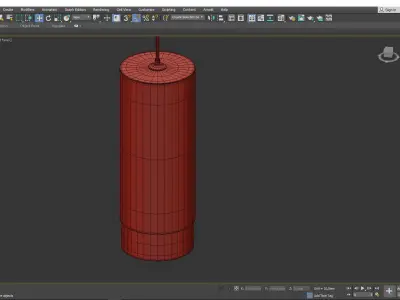 VAN chandelier Low-poly 3D model