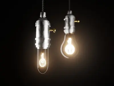 Eevee Light Bulbs by Iqonic Design 3D model
