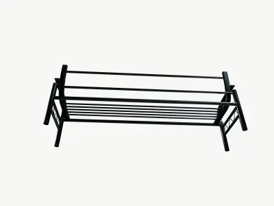 Metal Bench 3D model