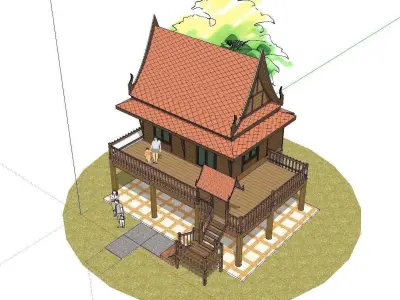 Creative Design-Holiday Cabin-0146 3D model