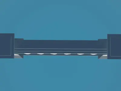 3D Concrete Balustrade 3D print model shop