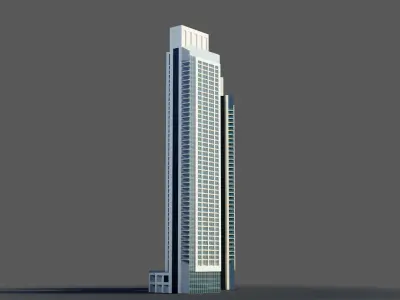 Act Towers - Dubai 3D model