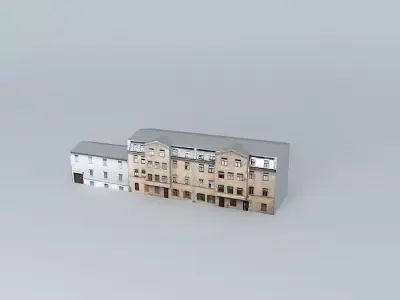 Riga Meness street 5 7 9 Free 3D model