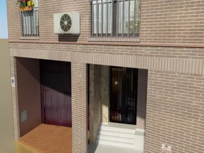 Photorealistic Low Poly Building Low-poly 3D model