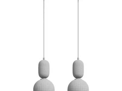 Amagiri 6 Pendant Light 3D model