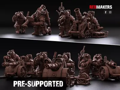 Solar Guard - Heavy Support Squad Classic of the Imperial Force 3D print model