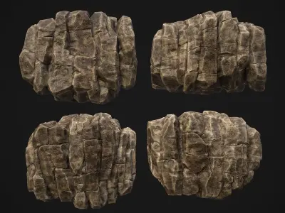 Environment Bundle Low-poly 3D model