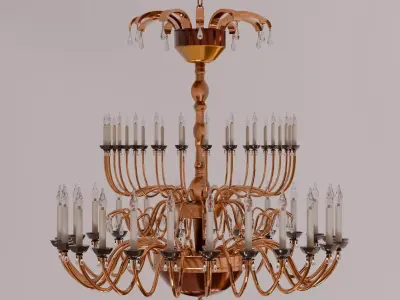 Chandelier 3D model 17