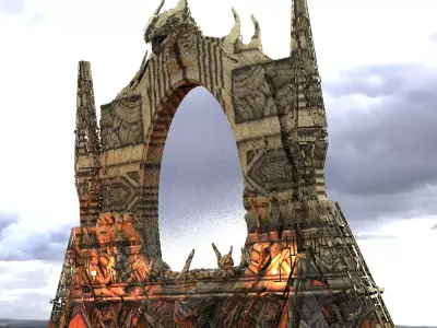 Alien Gateway 3D model