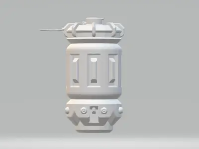 MG3-072023 Sci-fi Grenade Concept 3D print model