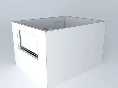 danielaorkut box with window in it Free 3D model