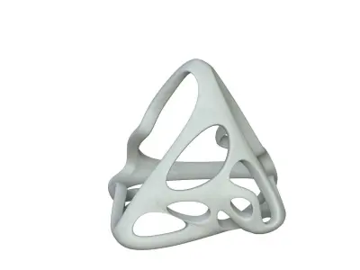 SciFi Cube Object No 64769 Low Poly Shape Low-poly 3D model