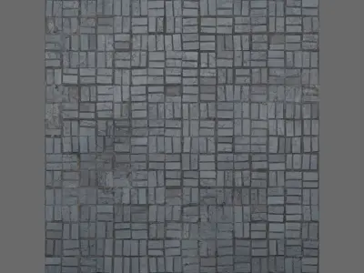 Brick Tile Stone Pavers Seamless PBR Material Texture
