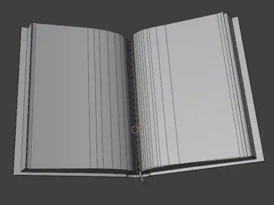  Holy Quran with Wooden Reading Stand Rehal Islamic 3D Model 